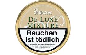 Peterson - De Luxe Mixture - Pfeifentabak 50g - Honig,...