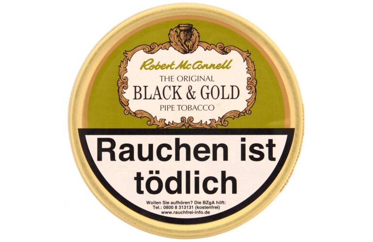 Robert McConnell Black & Gold - Vanille - Pfeifentabak 50g