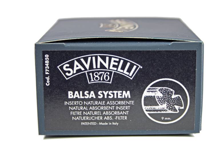 Savinelli Balsa Pfeifen-Filter 9mm 50 Stck