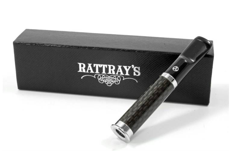Rattrays Zigarettenspitze, Carbon, Slim-Format, 6 mm, Zigarettenhalter