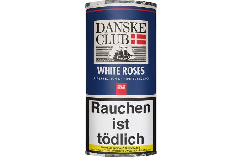 Danske Club White Roses -  Frchte, Brandy, Creme Caramel - Pfeifentabak 50g