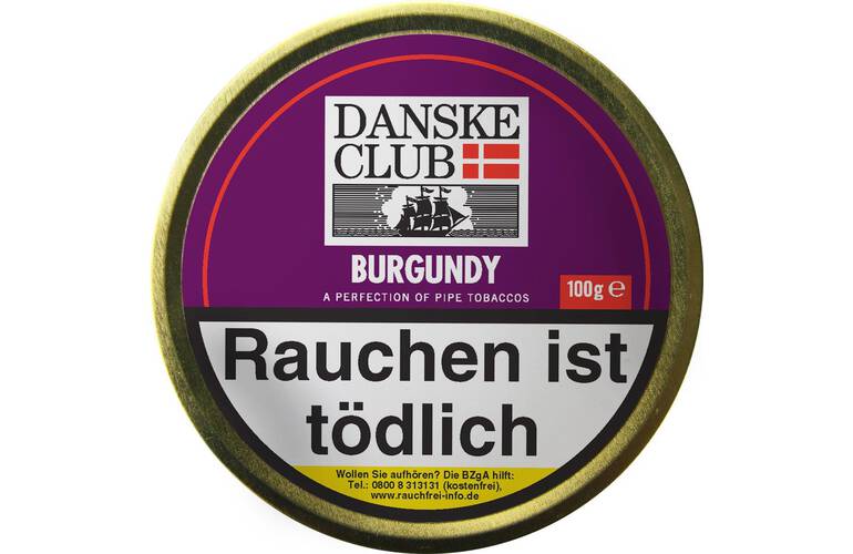 Danske Club Burgundy - Waldbeeren, Vanille, Karamell - Pfeifentabak